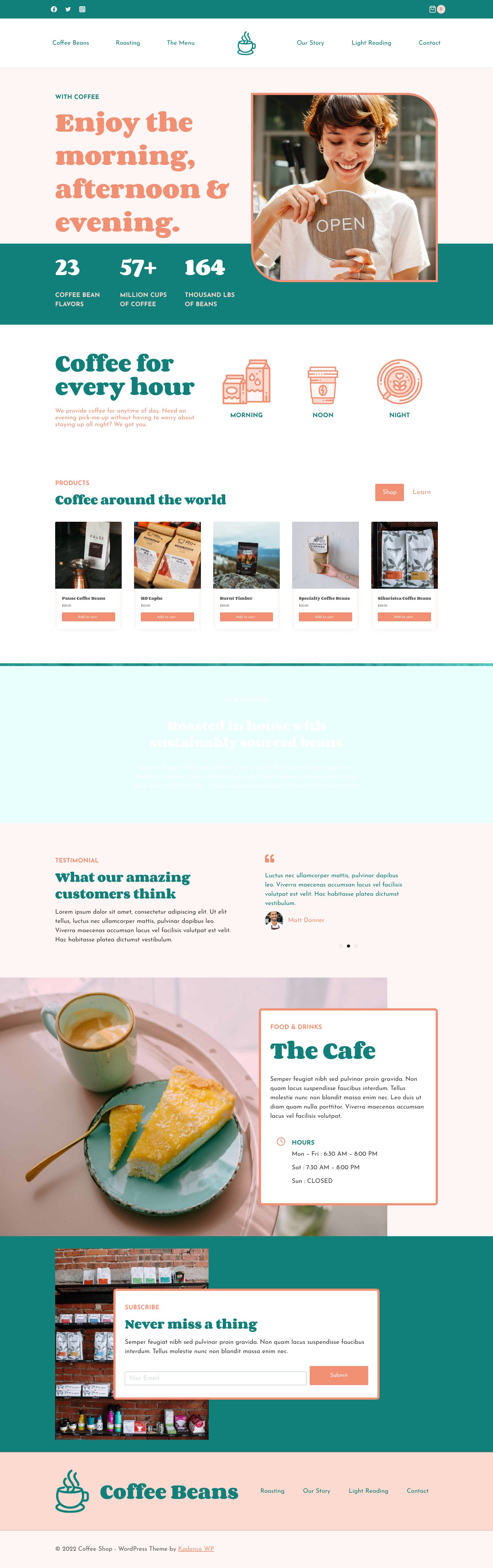Coffee Shop — Home