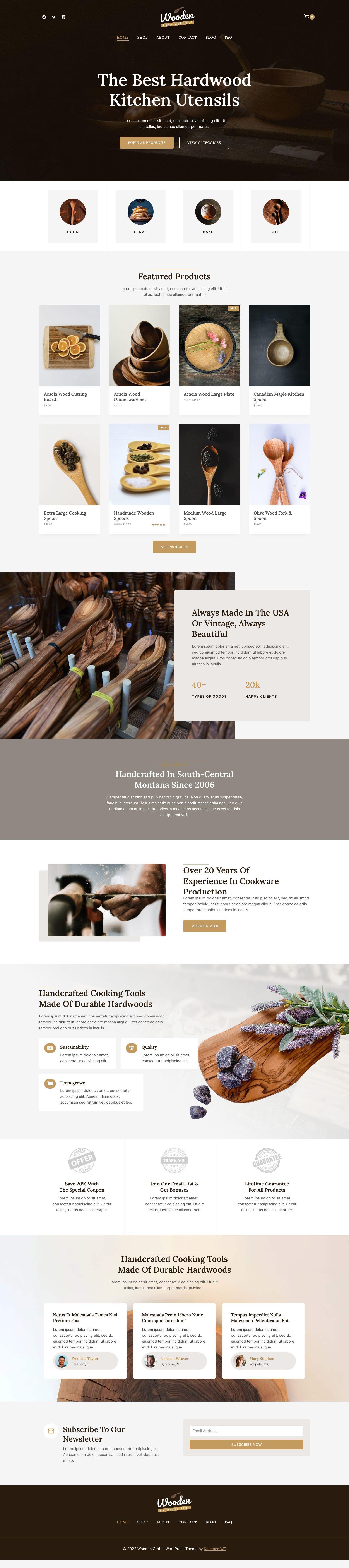 Wooden Craft — Home