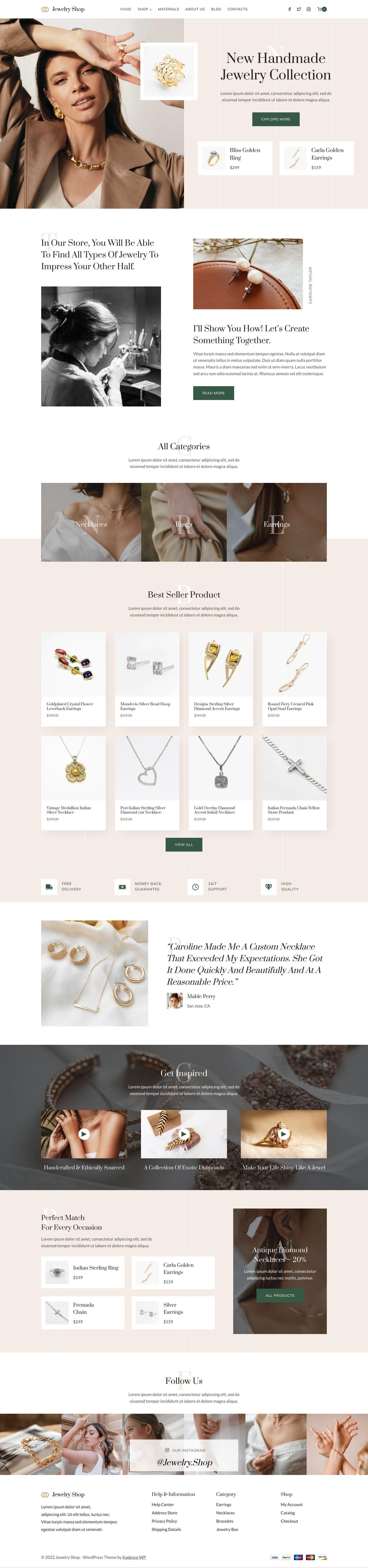 Jewelry Shop — Home