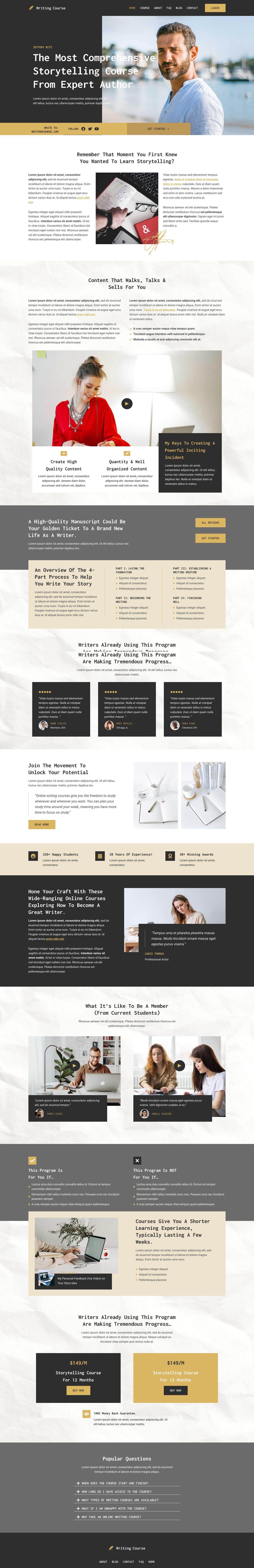 Writing Course — Home