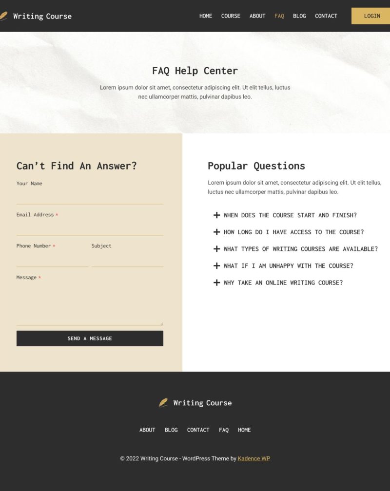 FAQ