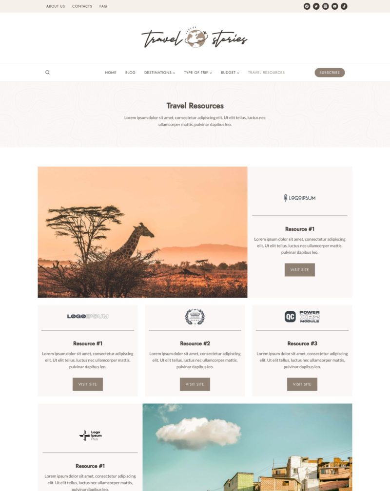 Travel Resources