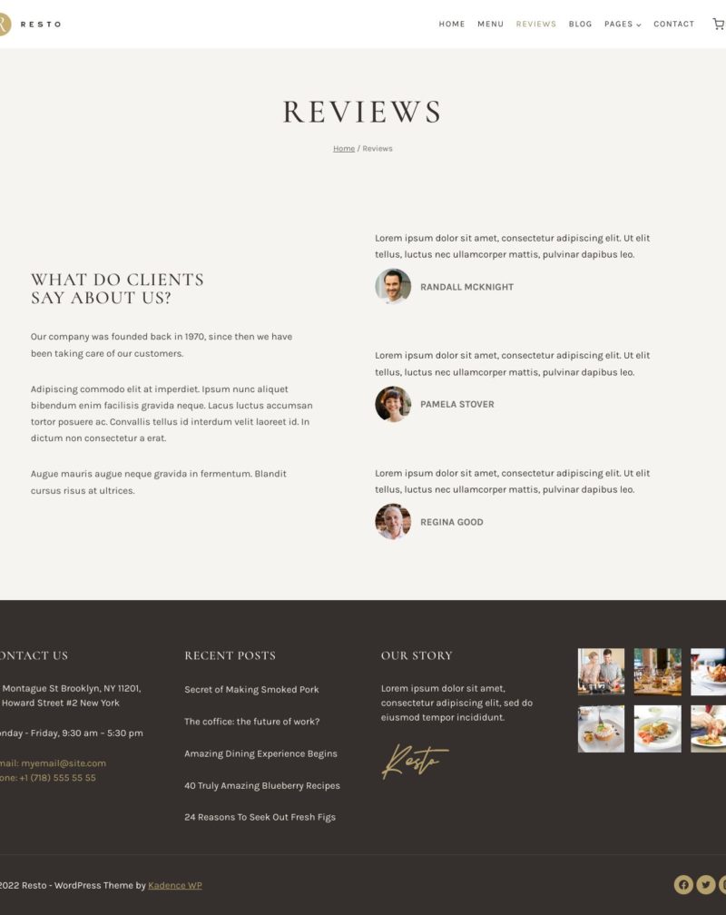 Reviews