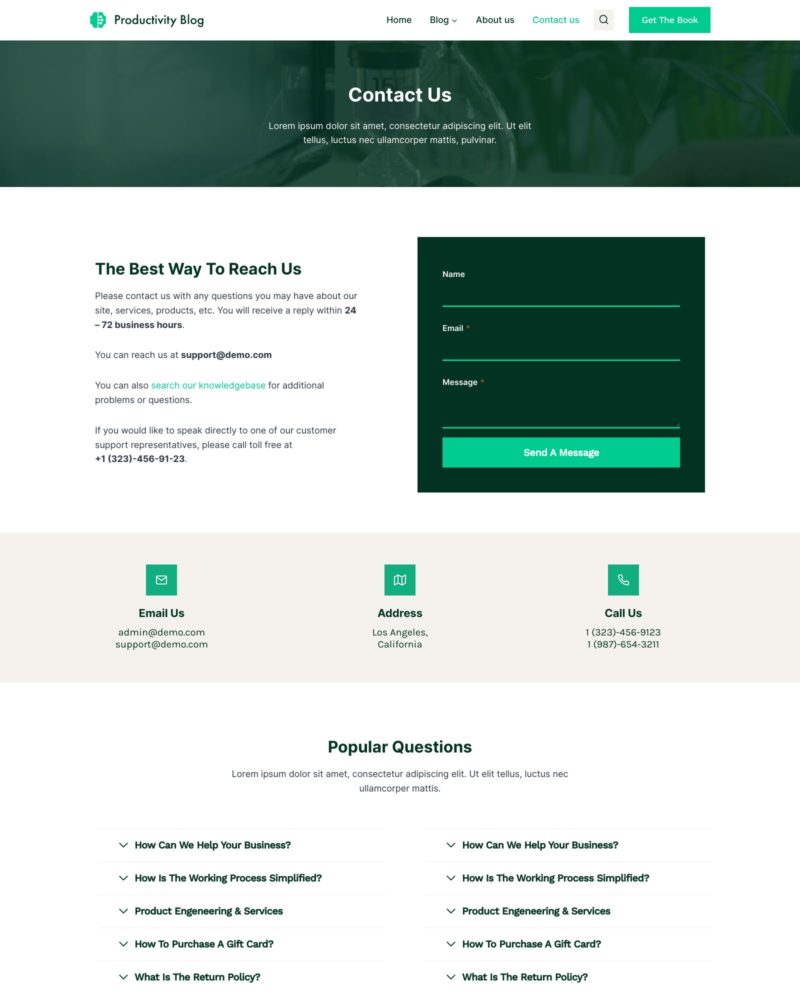 Contact us