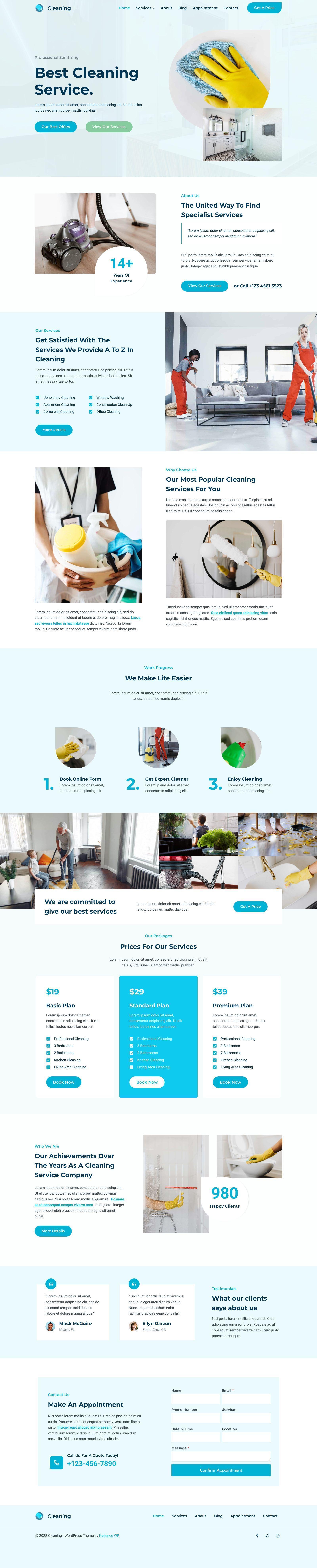 Cleaning Service — Home