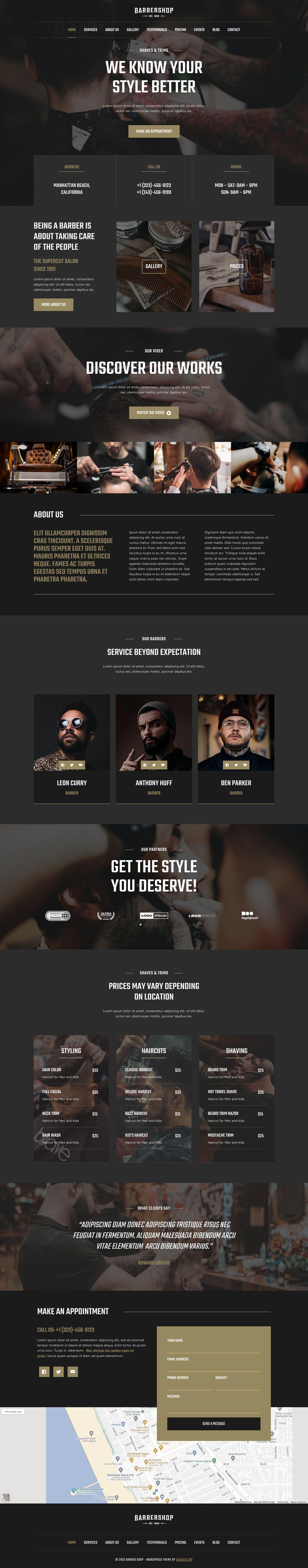 Barber Shop — Home