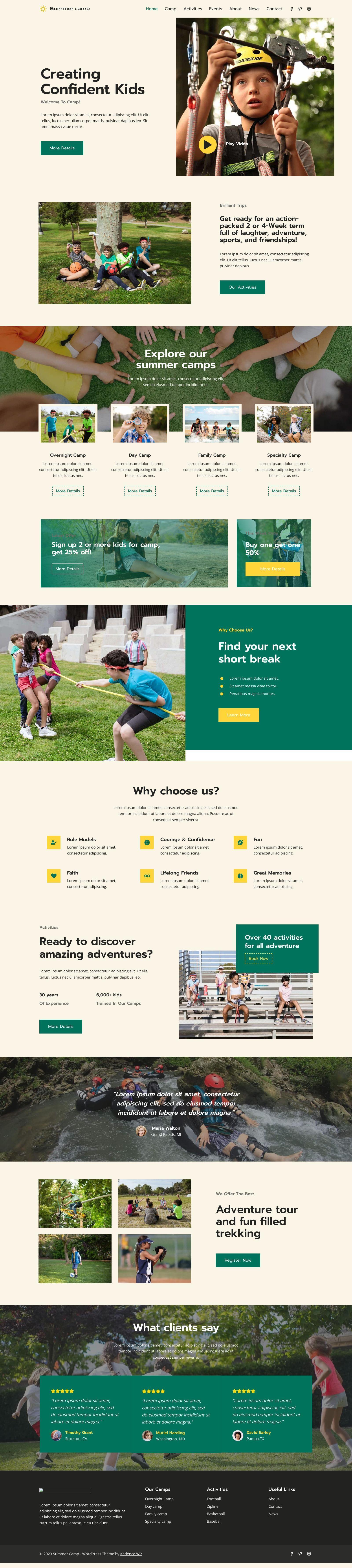 Summer Camp — Home