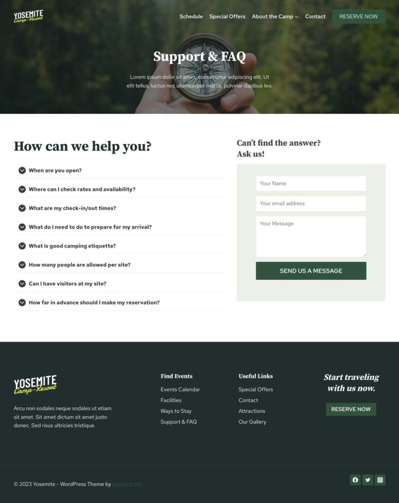 Support & FAQ