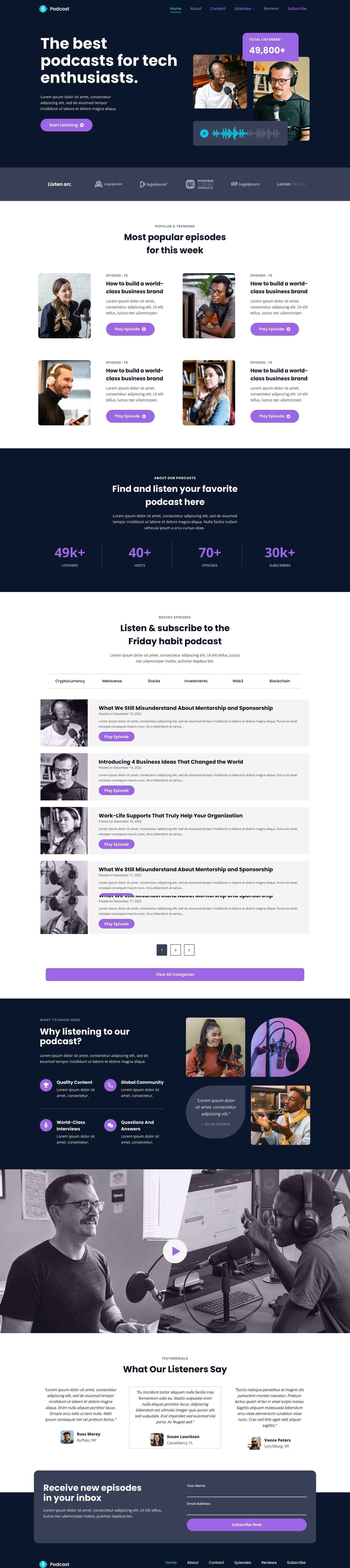 Podcast — Home