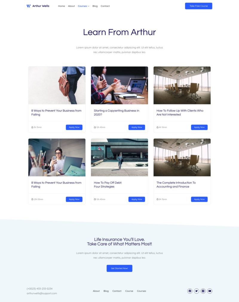 Courses