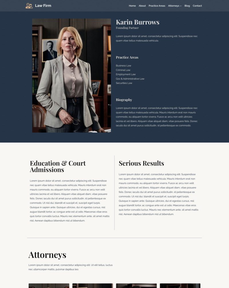 Person Page