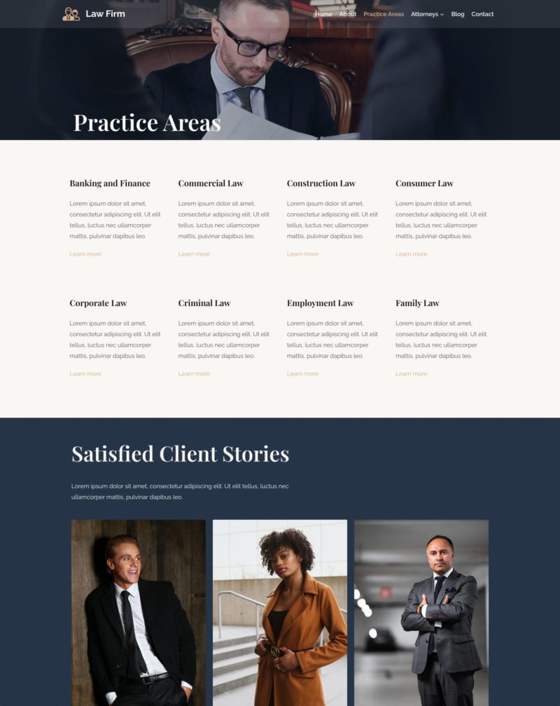 Practice Areas