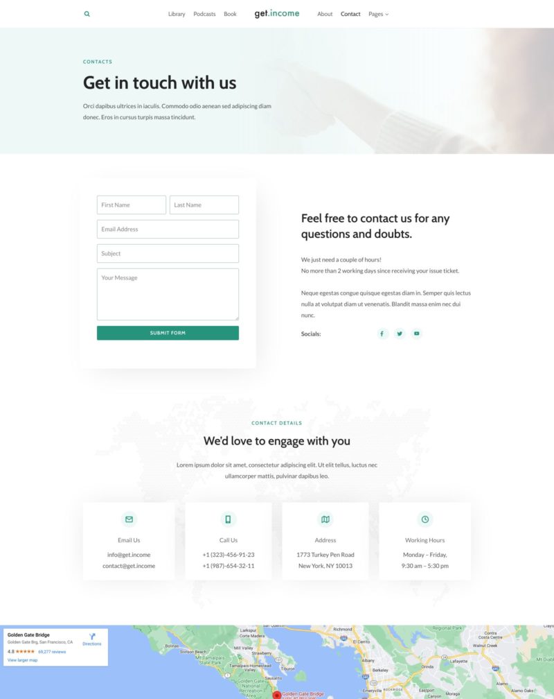 Contact Page