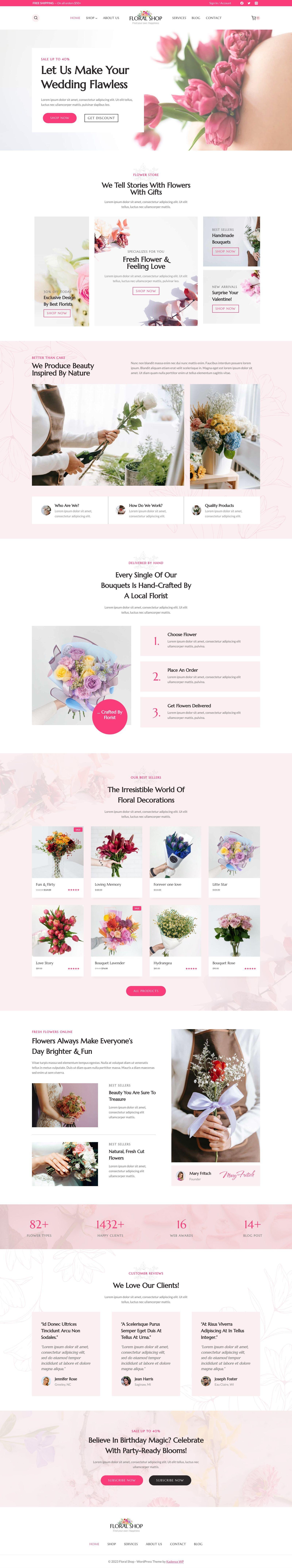 Floral Shop — Home
