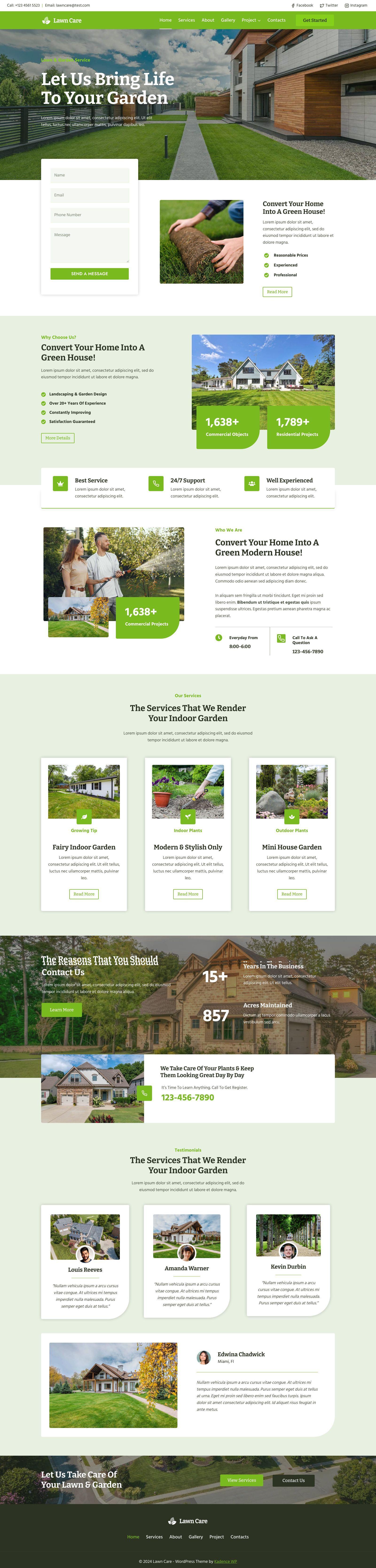 Lawn Care — Home