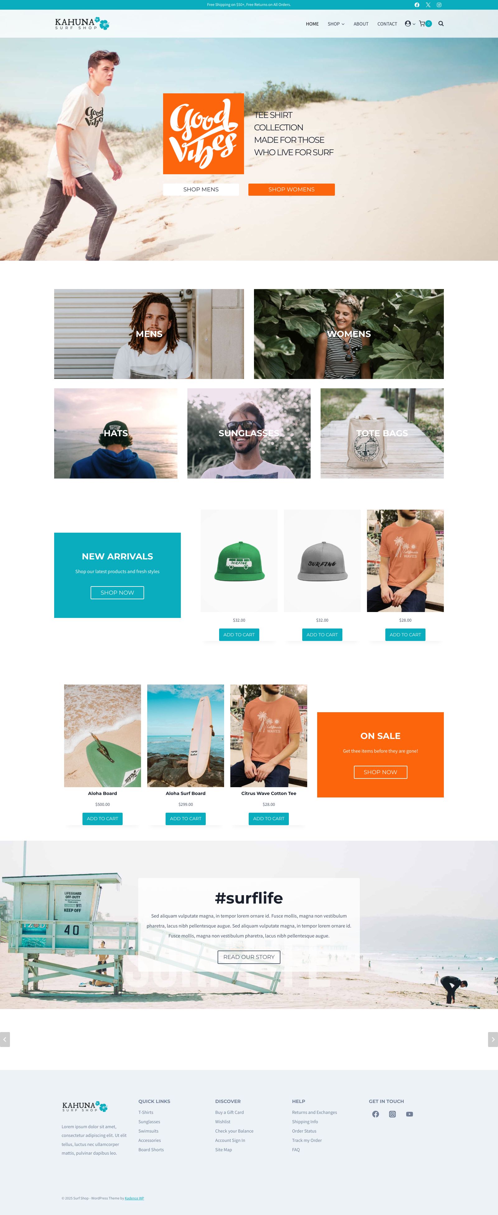 Surf Shop — Home