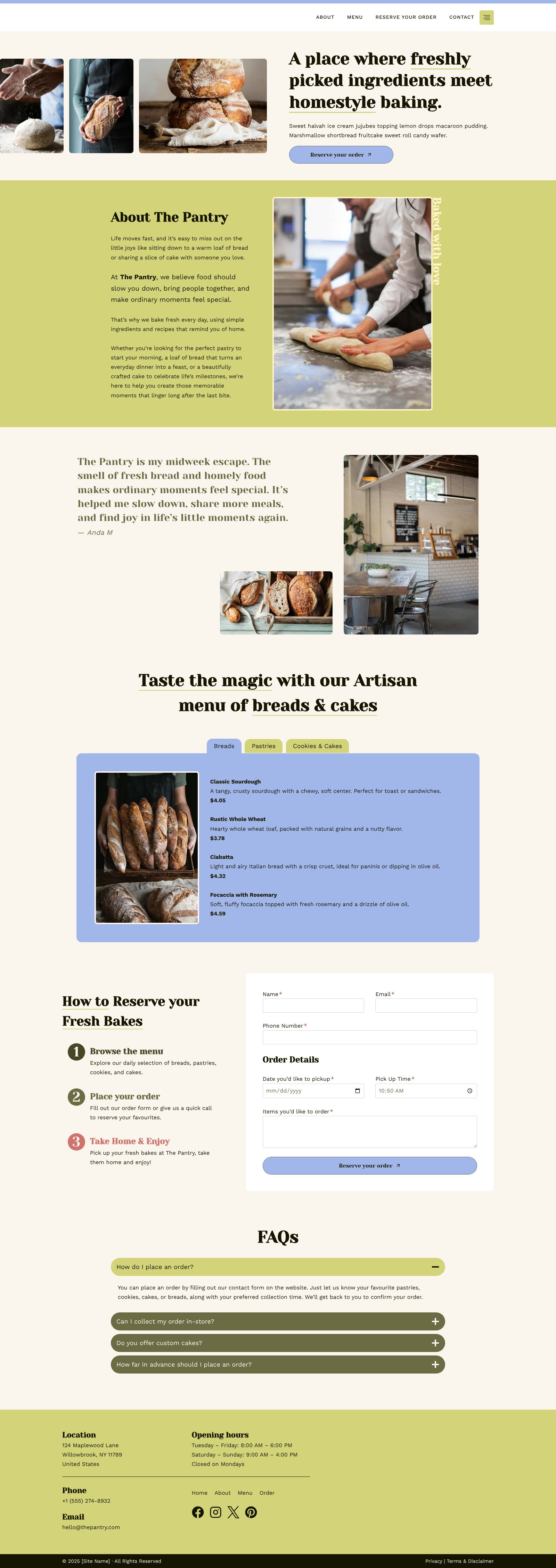 The Pantry — Home